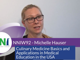 NNIW92 Expert Interview - Culinary Medicine Basics and Applications in Medical Education in the USA (videos)