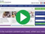 Welcome to the New Nestle Nutrition Institute Website (videos)