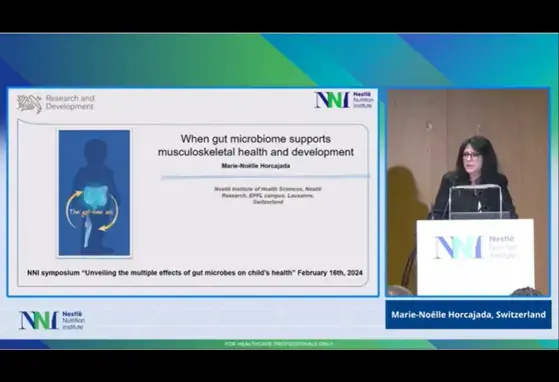 When gut microbiome supports musculoskeletal health and development