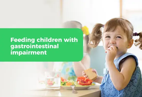 Feeding children with gastrointestinal impairment