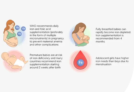 Calcium and Iron Nutrition Through the Reproductive Life Course  Calcium and Iron Nutrition Through the Reproductive Life Course