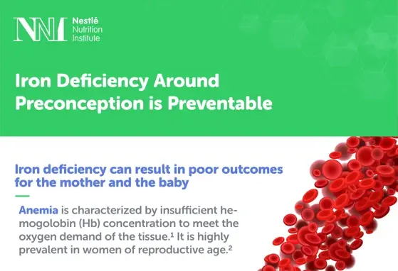 Iron Deficiency Around Preconception is Preventable