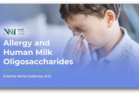Allergy and Human Milk Oligosaccharides – Kristine Marie Gutierrez, M.D