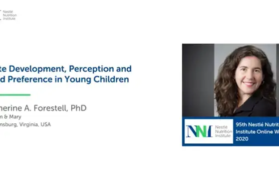 Video Teaser: Taste development, Perception and Food preference in Young Children (videos)