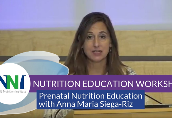 Prenatal Nutrition Education (videos)