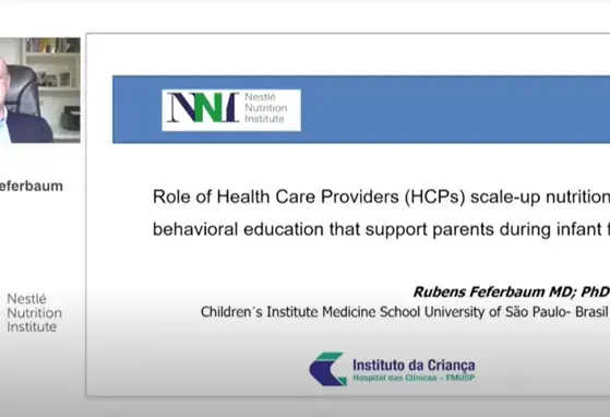 Role of Health Care Professionals Scale-Up Nutrition and Behavioral Education that Support Parents During Infant Feeding - Understanding Parenting Today 2021 (videos)