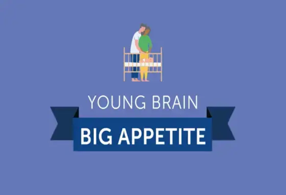 Young Brain Big Appetite  (infographics)