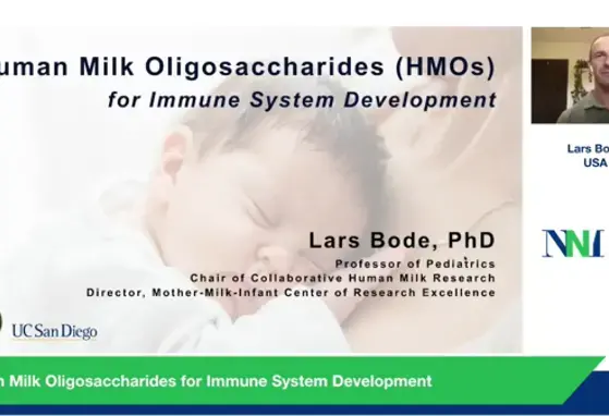 HMO for Immune system development by Lars Bode (videos)