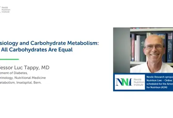 Video Teaser: Not all carbohydrates are equal: a look at physiological response and metabolism (videos)