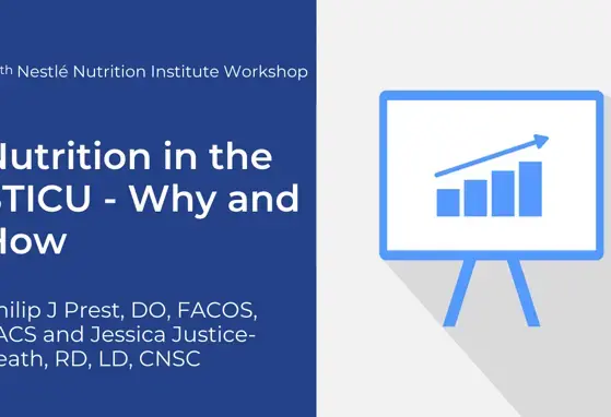 Nutrition in the STICU: Why and How? (videos)
