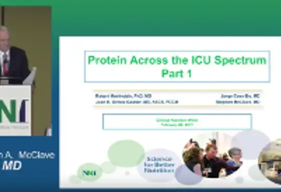 Protein Across the ICU Spectrum (videos)